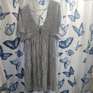 Zara Ruffle Open Back Dress